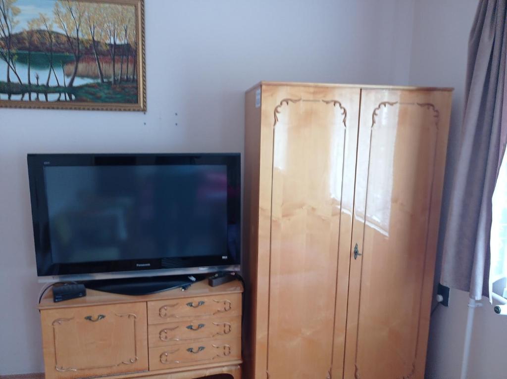Telewizja i/lub zestaw kina domowego w obiekcie Partifecske Vendégház