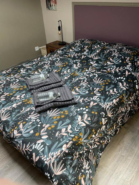 Postel nebo postele na pokoji v ubytování La Vignalié 2