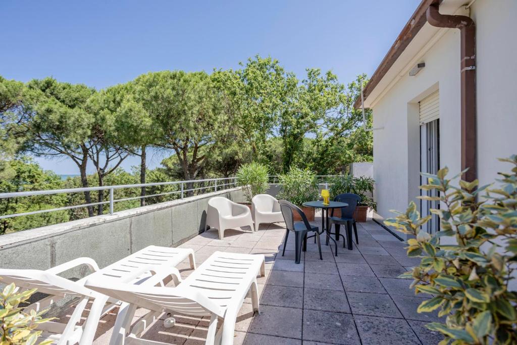 Balkón nebo terasa v ubytování Hotel Stella Del Mare