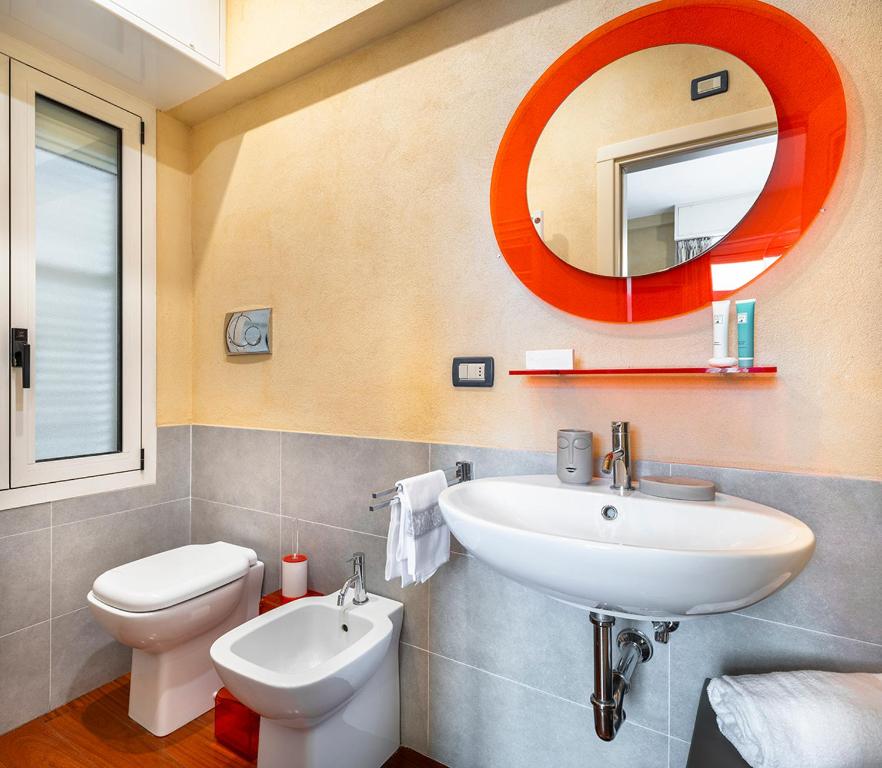 Koupelna v ubytování Rosabianca Boutique Hotel