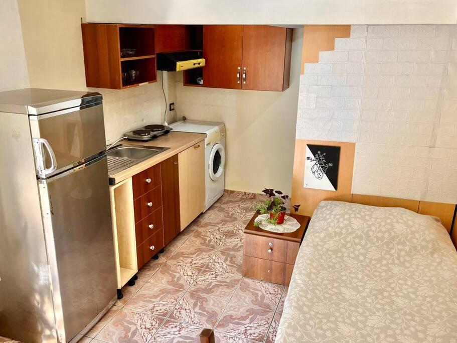 Kuchyň nebo kuchyňský kout v ubytování Tirana's Best Stay!