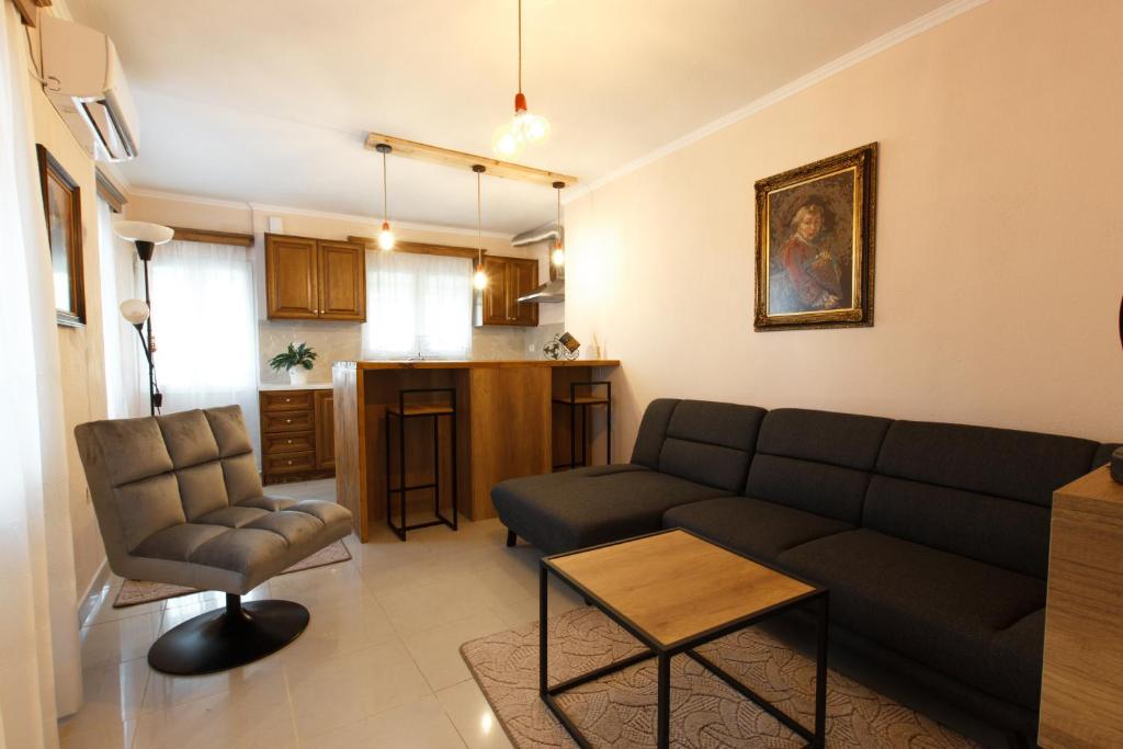 Posezení v ubytování Martin Villa Gjirokaster