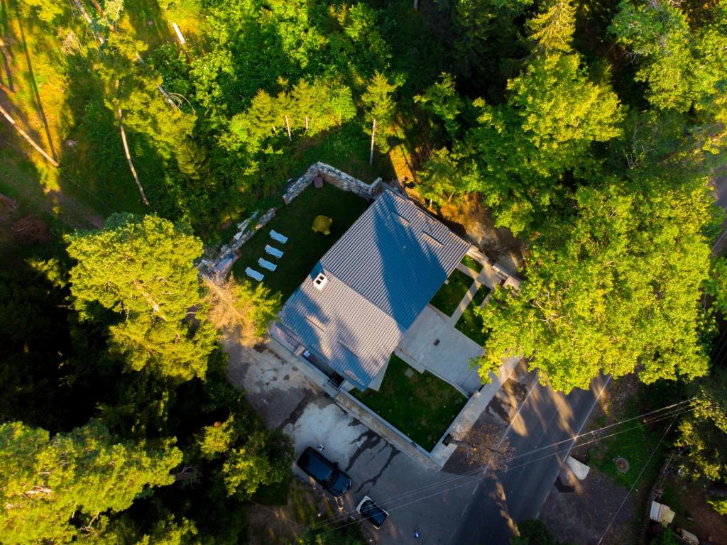Letecký snímek ubytování Hotel Evergreen