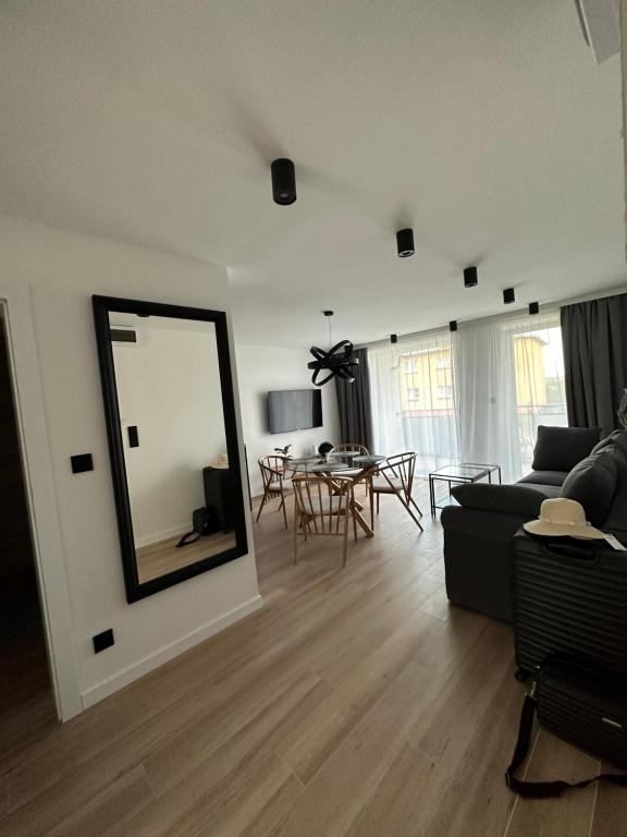 Posezení v ubytování Apartament Michałek