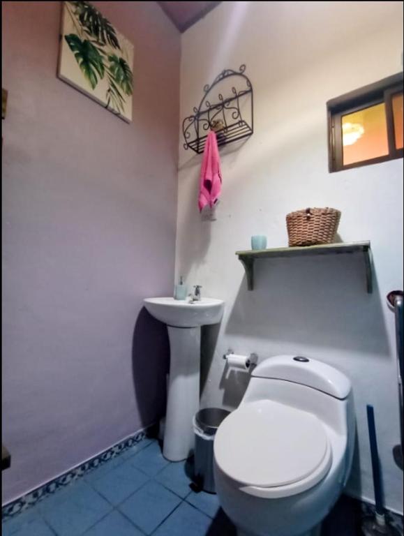 Koupelna v ubytování Nirvana Apartament Hostal
