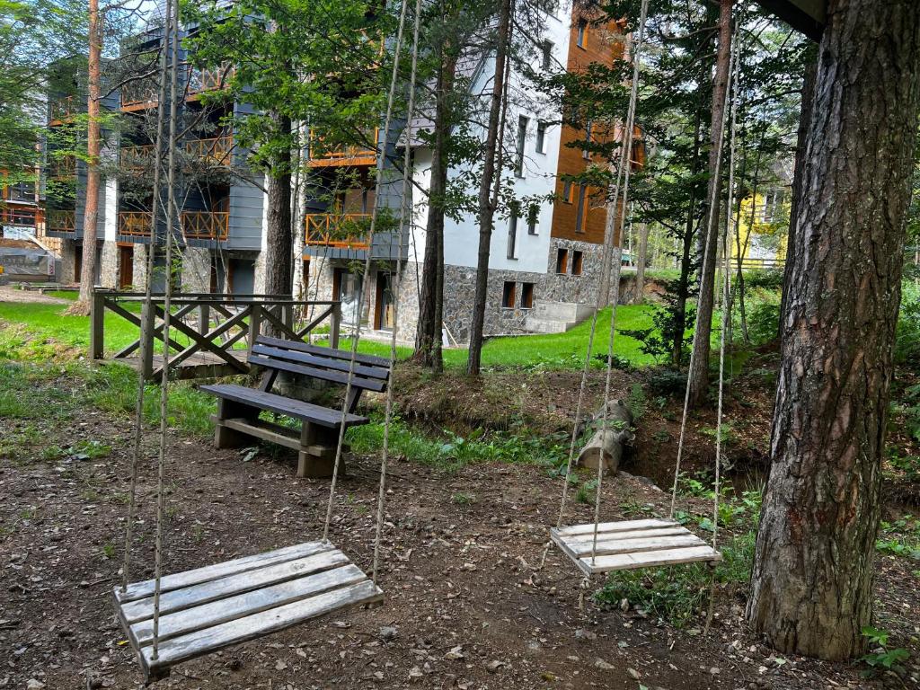 Zahrada ubytování Divčibare - Divčigora M&D apartment