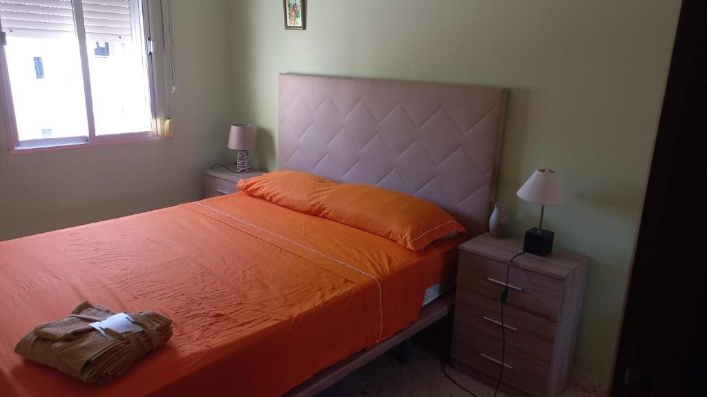 Posteľ alebo postele v izbe v ubytovaní Apartamento compartido comedor zona tranquila