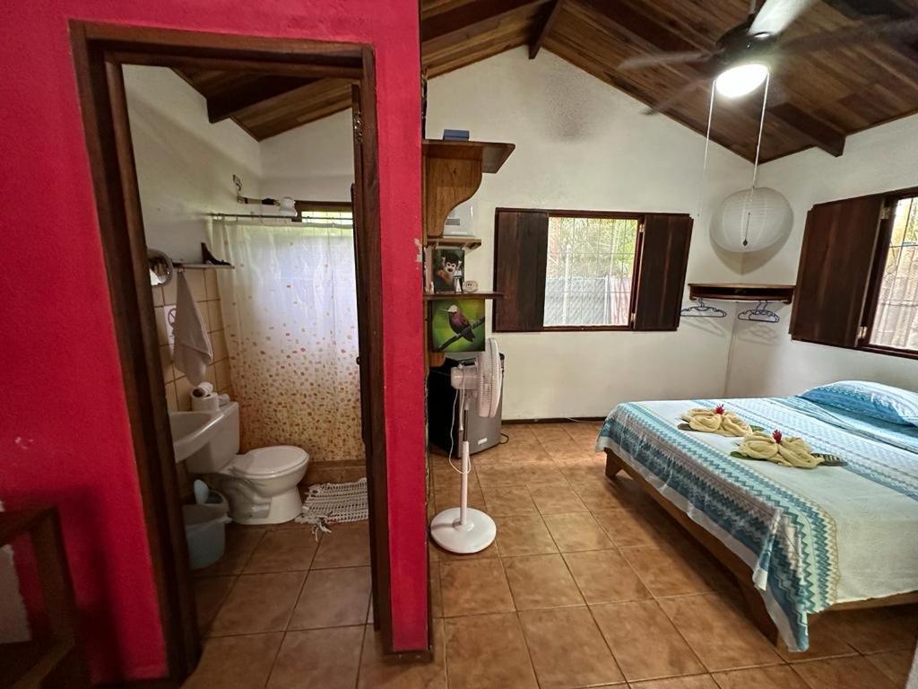 Postel nebo postele na pokoji v ubytování Mono Azul Cahuita