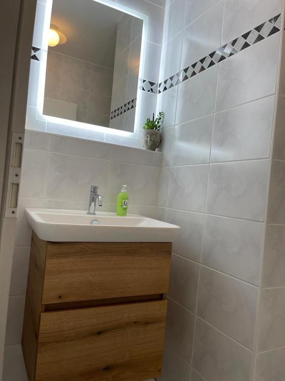 Koupelna v ubytování Ferienwohnung in Maikammer