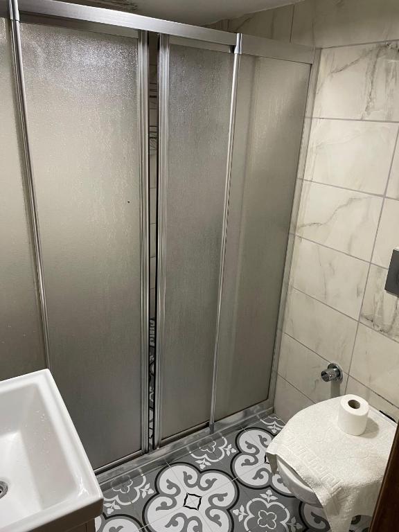 A bathroom at Hotel Otağ