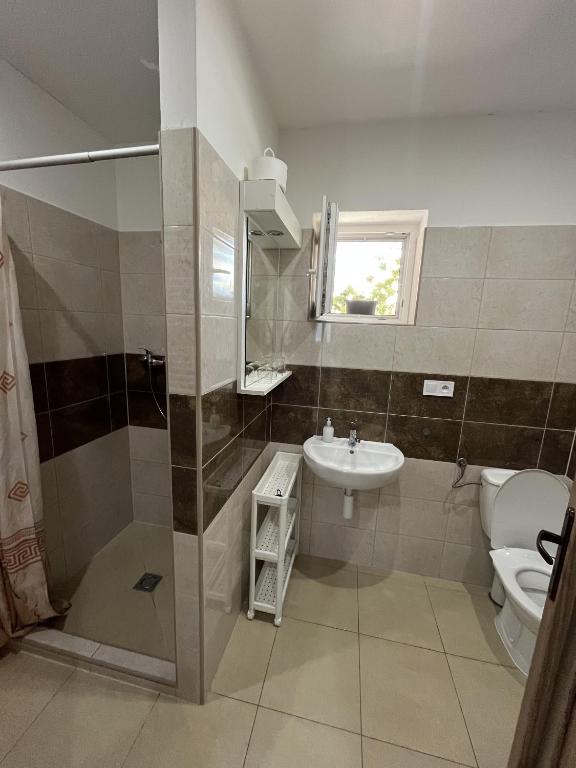 Koupelna v ubytování SUNNY Apartman