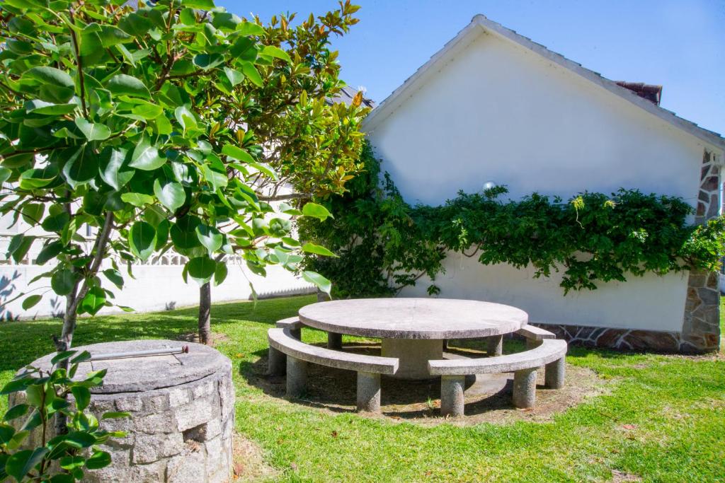 Zahrada ubytování REST IN SANXENXO - Chalet Arena de Canelas en 1ª línea de Playa