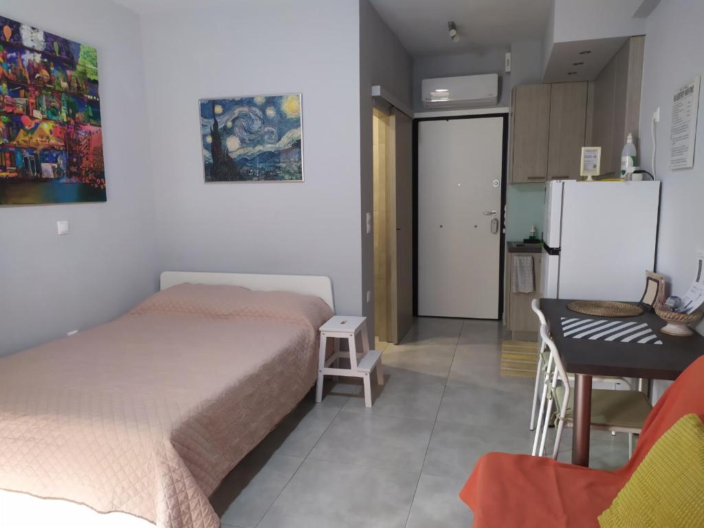 Kuchyň nebo kuchyňský kout v ubytování Homeyfeel Stay Sea 1 - Modern studio next to the sea!