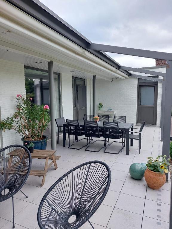 Patio nebo venkovní prostory v ubytování Vakantiewoning De Papendaler