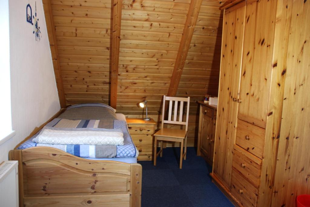 Postel nebo postele na pokoji v ubytování Ferienhaus Besken