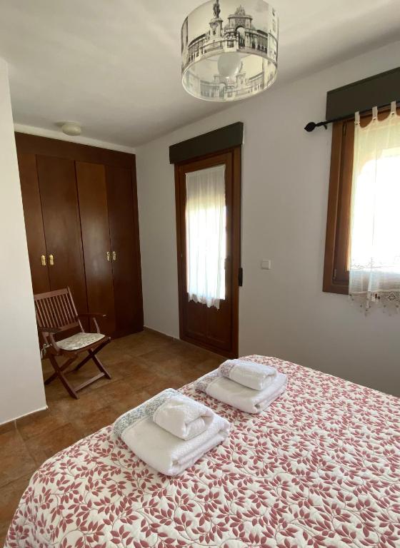 Posteľ alebo postele v izbe v ubytovaní ADOSADO CON VISTAS, RELAJATE Y DISFRUTA