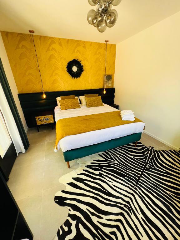 Postel nebo postele na pokoji v ubytování B&B 366