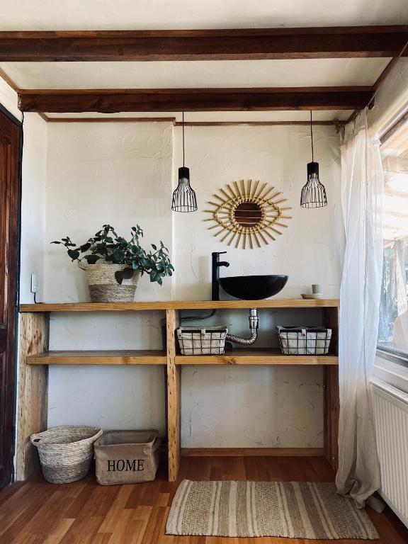 Kuchyň nebo kuchyňský kout v ubytování Posada Portal del Sol