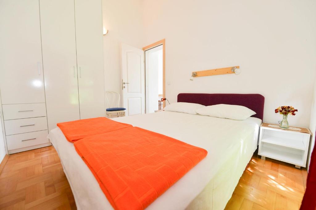 Uma cama ou camas num quarto em Apartment's Belvedere
