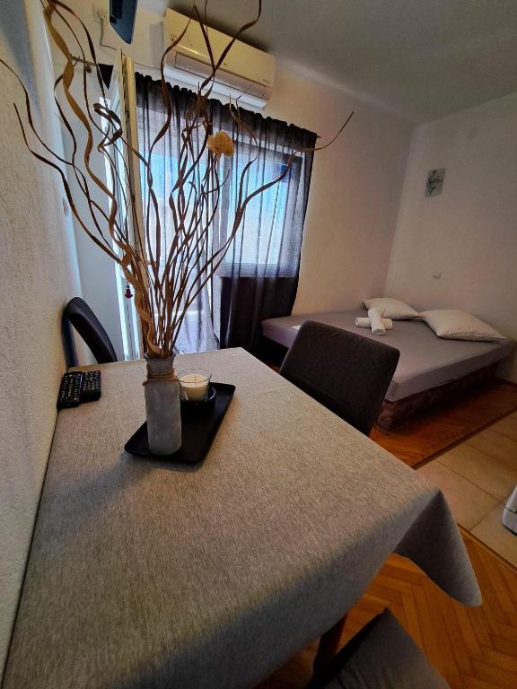 Postel nebo postele na pokoji v ubytování Šerbo 1