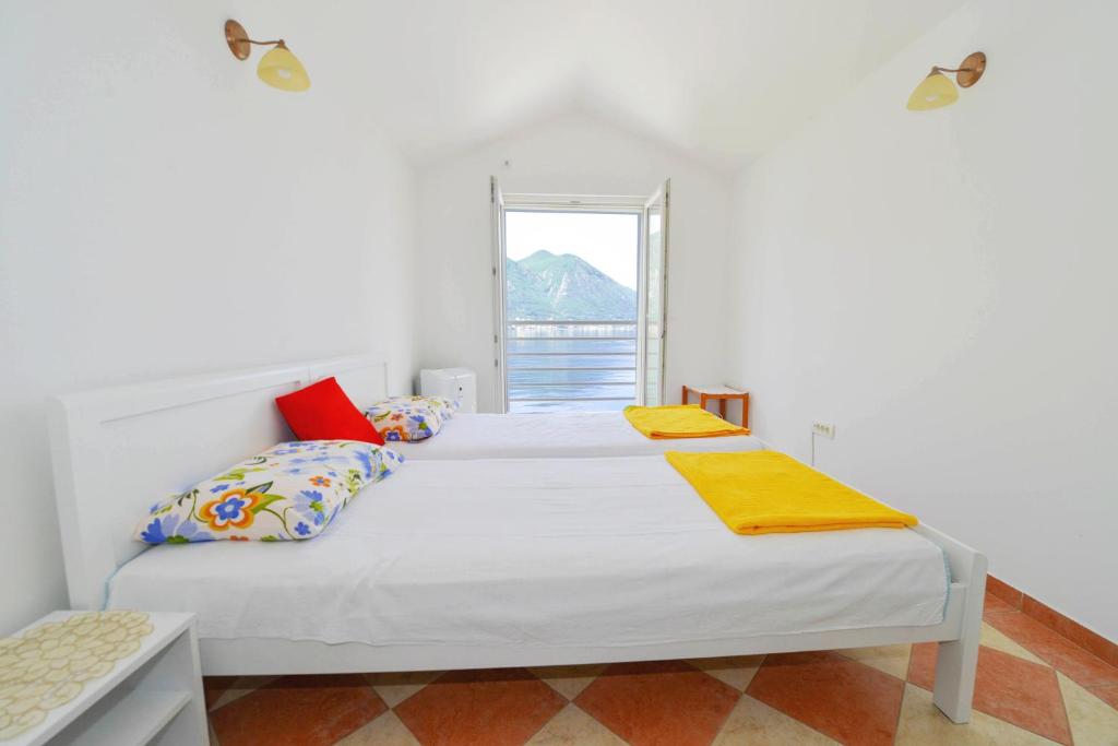 Uma cama ou camas num quarto em Apartment's Belvedere
