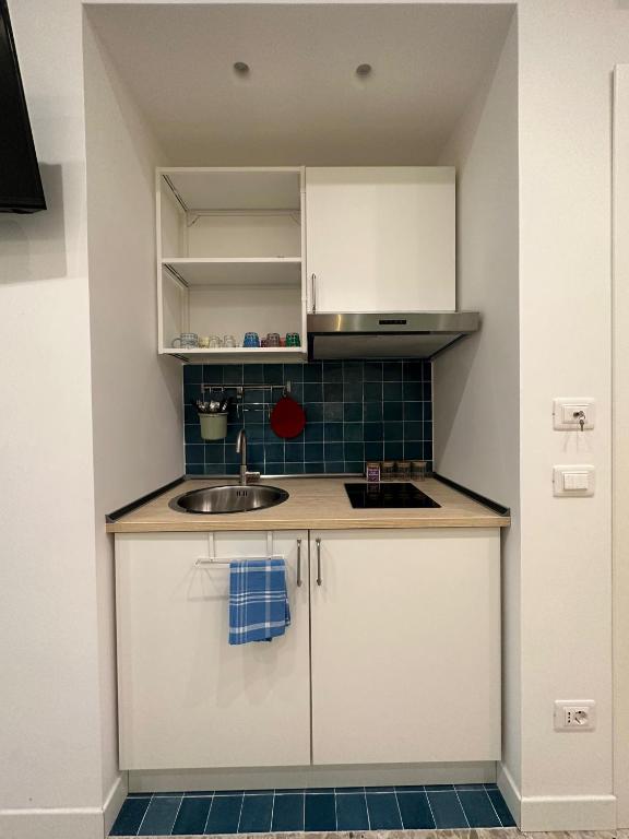 Kuchyň nebo kuchyňský kout v ubytování B&B TERRA MIA