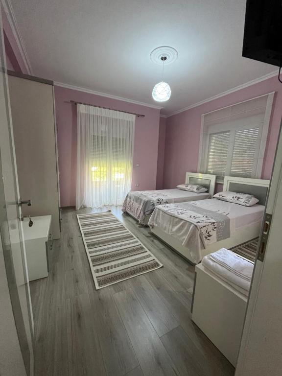 Postel nebo postele na pokoji v ubytování Vila Gregor