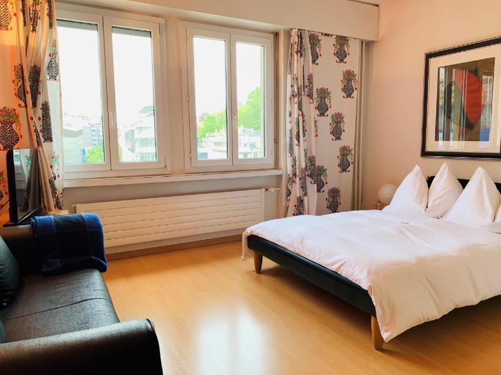 Postel nebo postele na pokoji v ubytování Residence zum Löwen