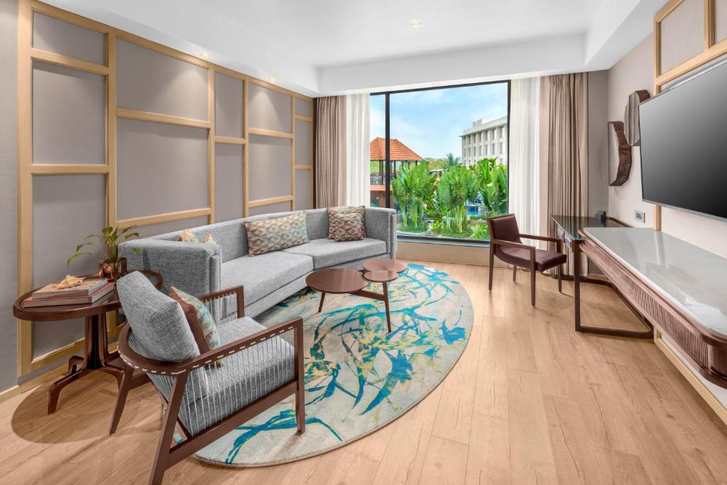 TV a/nebo společenská místnost v ubytování The Westin Goa