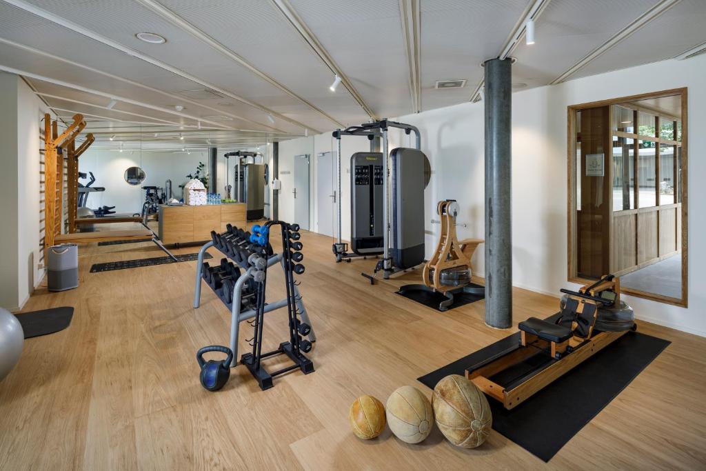 Fitness centrum a/nebo fitness zařízení v ubytování Hotel Allegra Lodge