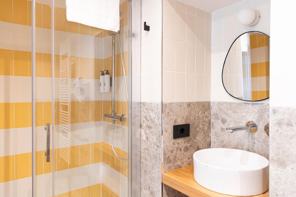 Koupelna v ubytování Hotel SALEI