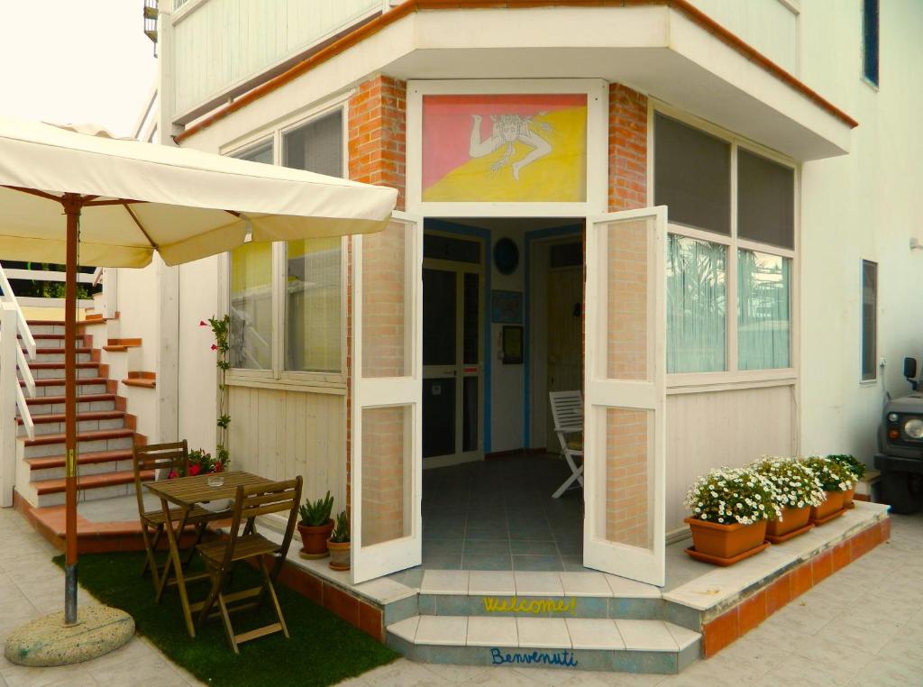 Budova, kde se bed and breakfast nachází