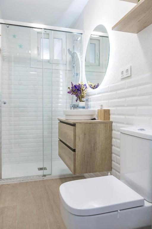 Kúpeľňa v ubytovaní Apartamento Málaga El Faro
