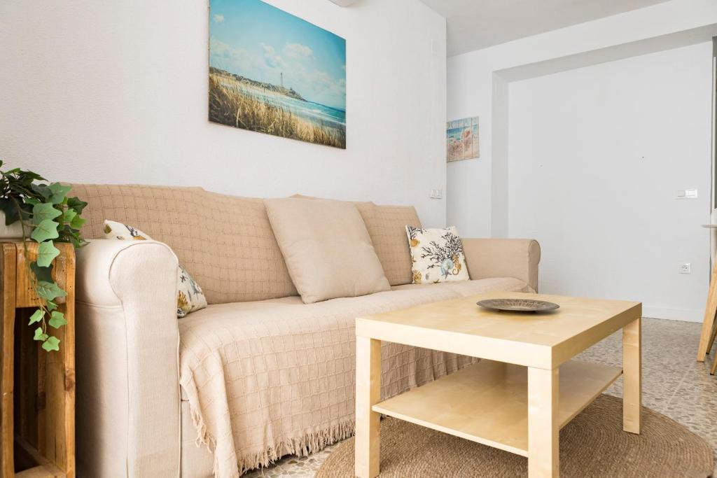 Posedenie v ubytovaní Apartamento Málaga El Faro
