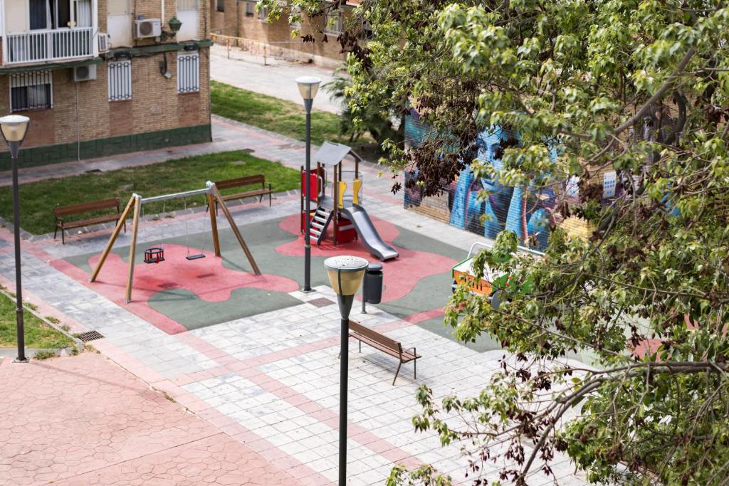 Detský kútik v ubytovaní Apartamento Málaga El Faro