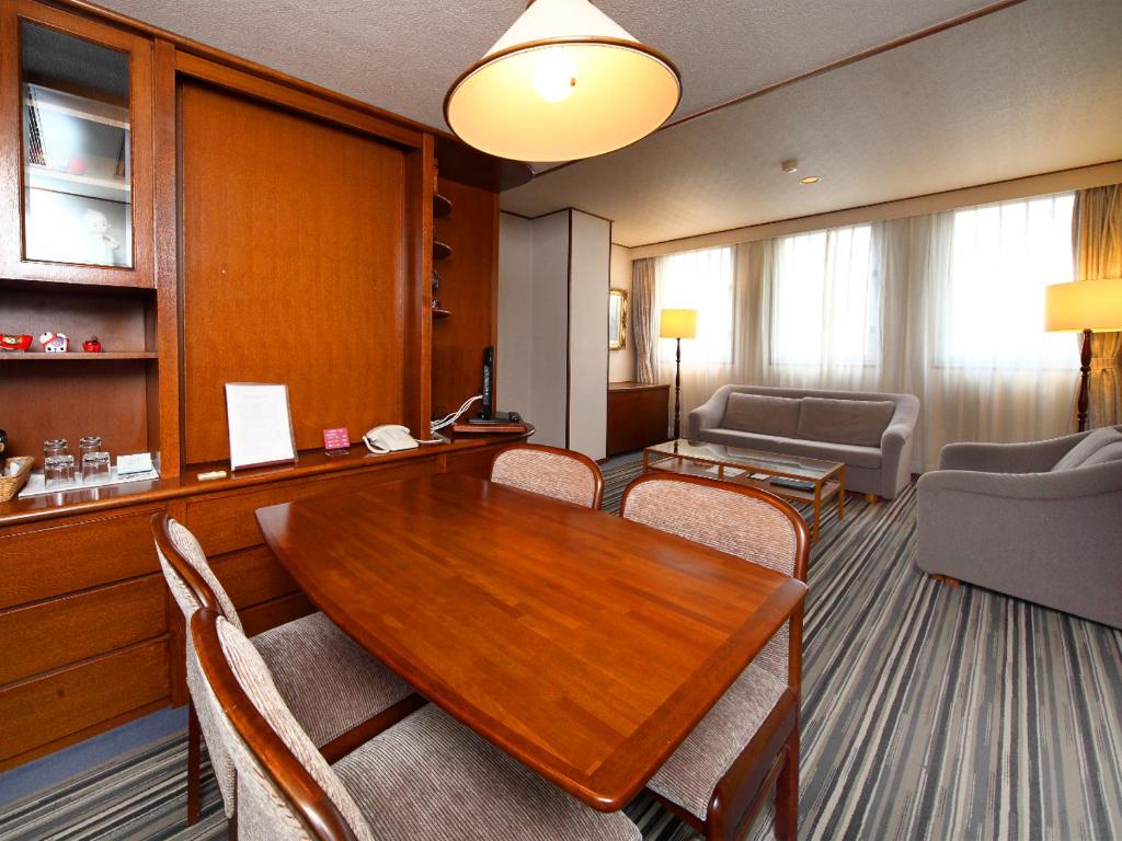 Posezení v ubytování Suikouen Hotel