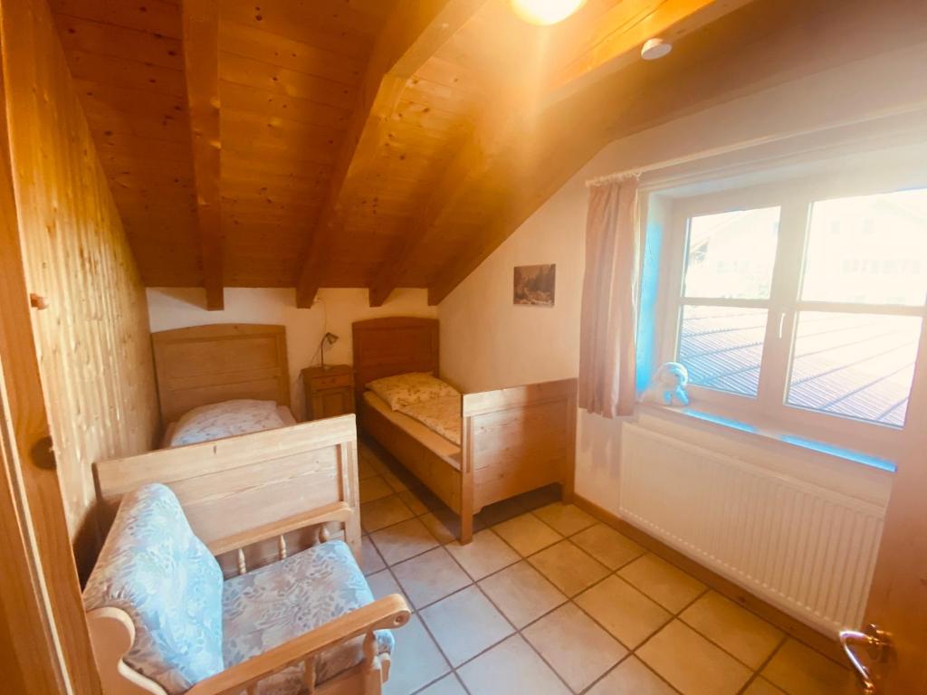 Postel nebo postele na pokoji v ubytování Urlaubshof Bechteler