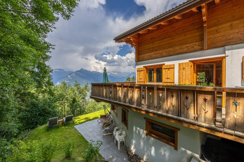 Chalet La Vue, pet friendly 10 pers, amazing view - Resim 14