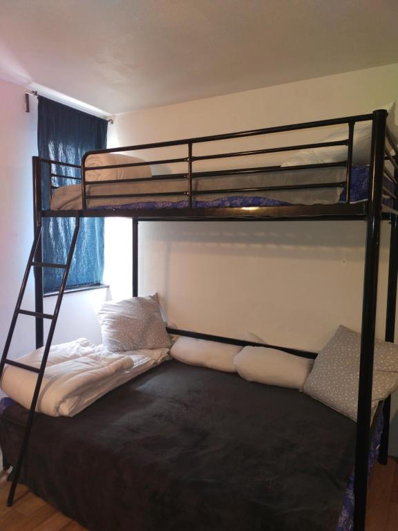 Двох'ярусне ліжко або двоярусні ліжка в номері Studio La Mongie Tourmalet pied des pistes