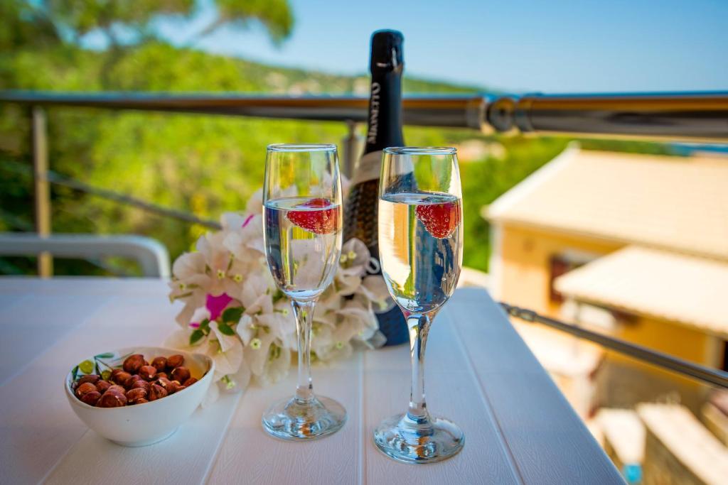 Nápoje v ubytování Villa Avgerini Paxos