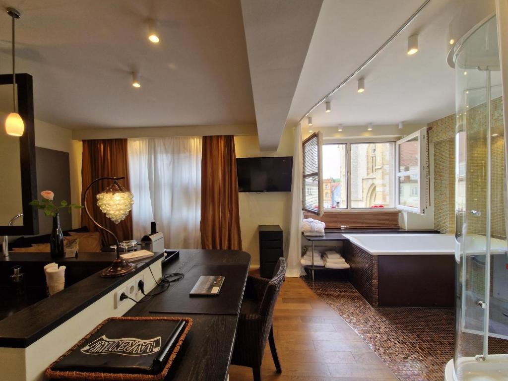 Posezení v ubytování Laurentius Boutique-Hotel & Restaurant
