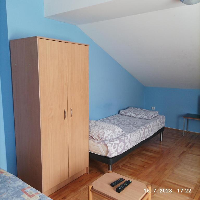Cama o camas de una habitación en Apartments Dobra Vila
