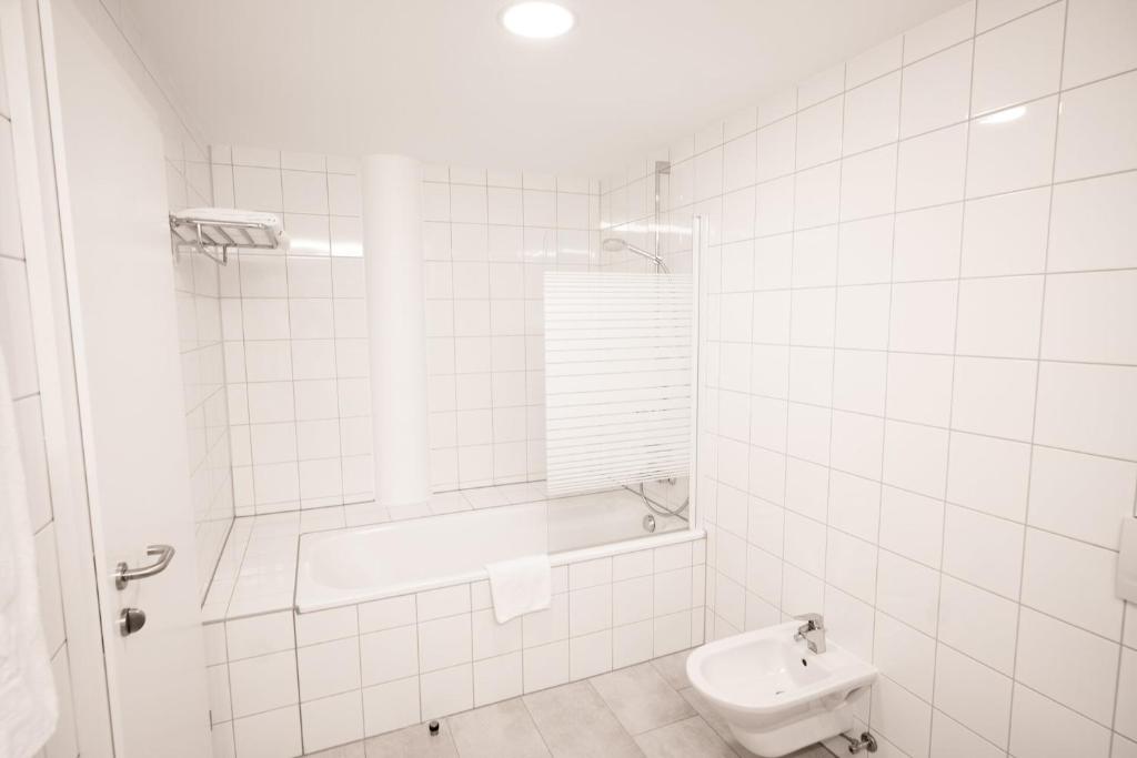 Koupelna v ubytování flexymotel Spielberg