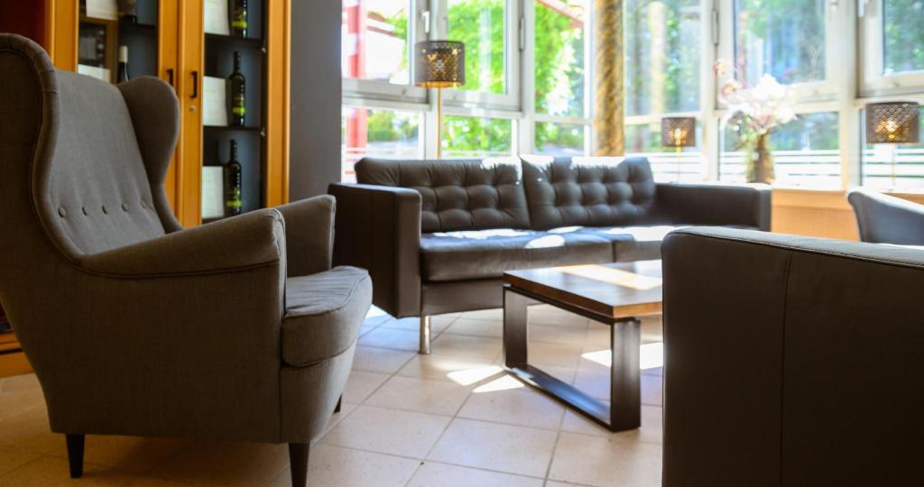 Posezení v ubytování Weinberghotel Edelacker