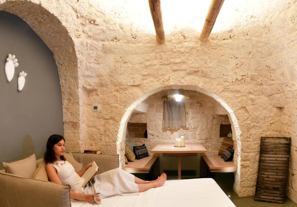 Część wypoczynkowa w obiekcie IL TRULLO BIANCO - Country House & SPA