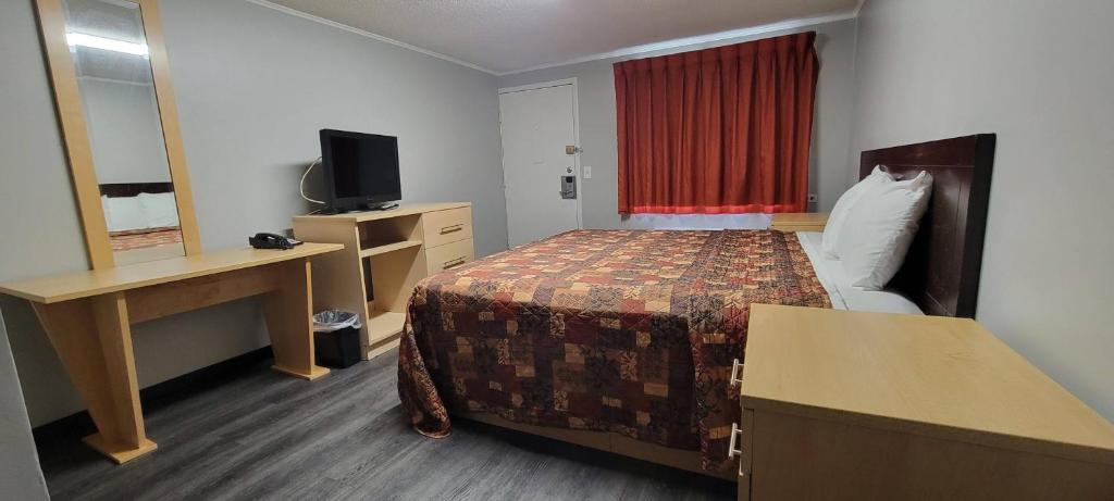 Postel nebo postele na pokoji v ubytování Superlodge