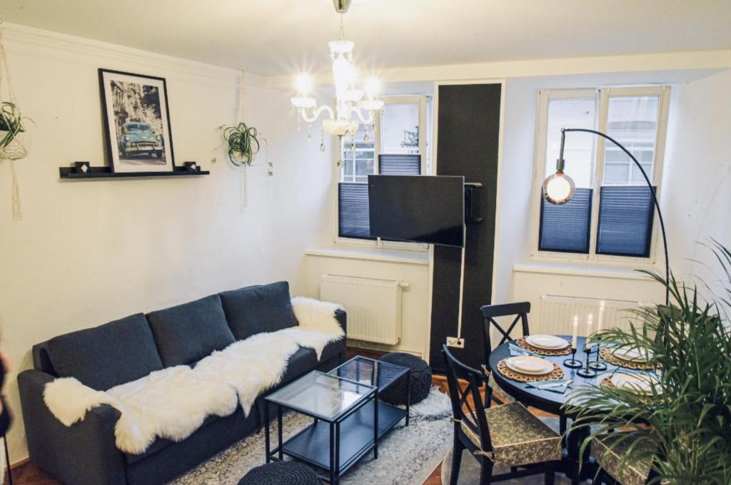 Posezení v ubytování RM Appartements