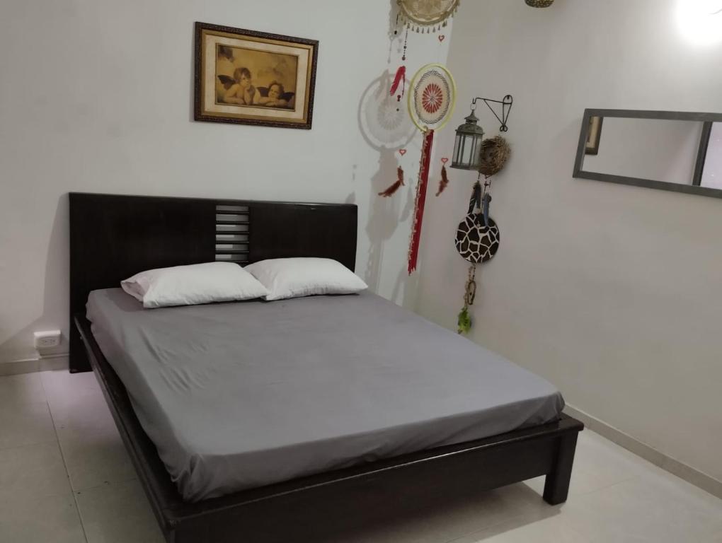 Voodi või voodid majutusasutuse Paobarco casa vacacional toas
