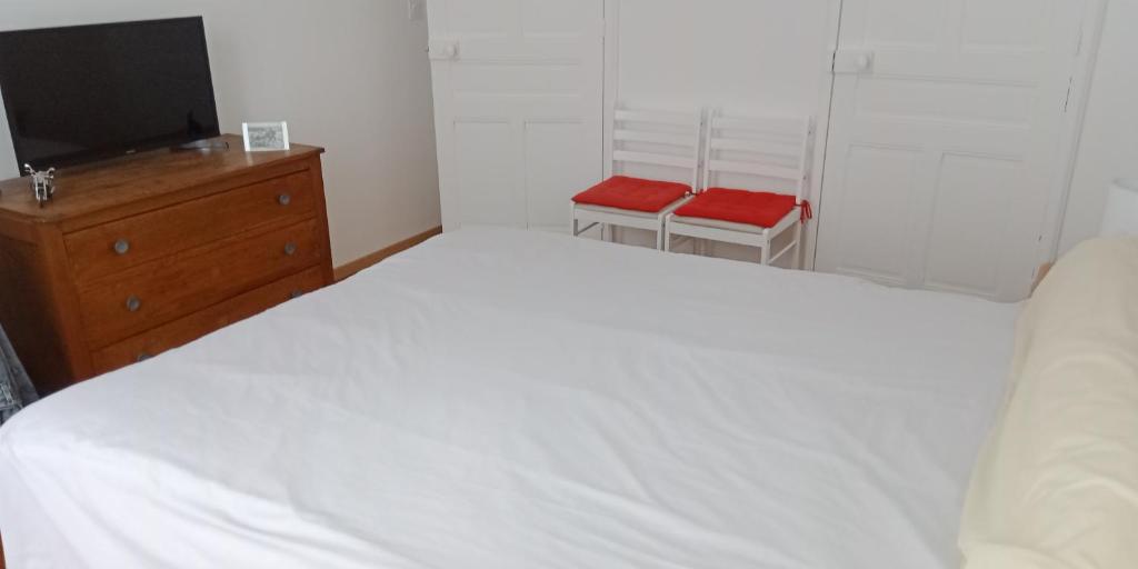 Postel nebo postele na pokoji v ubytování L'Isard