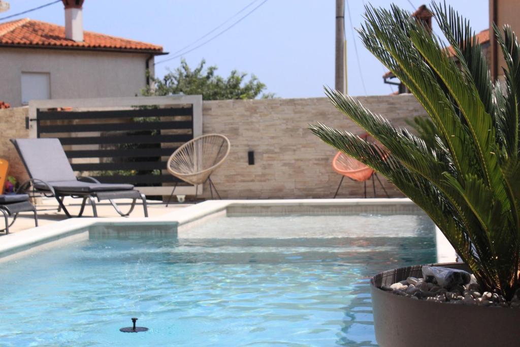 Bazén v ubytování Apartments Mia with pool near Medulin nebo v jeho okolí